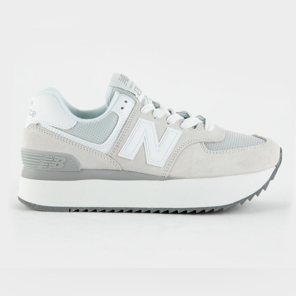 New Balance Women's 574+ Light Gray Sneakers